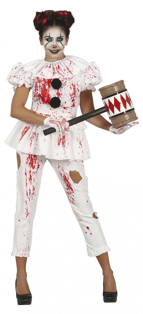 BLOODY CLOWN, ADULT, 38 - 40  (79545)