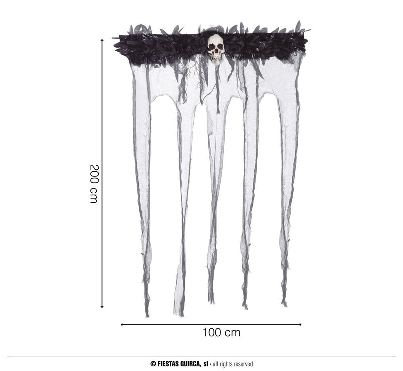 CURTAIN 100X200 CM WHITE (24155)