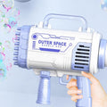 60 Holes bazooka Bubble Gun - Purple -