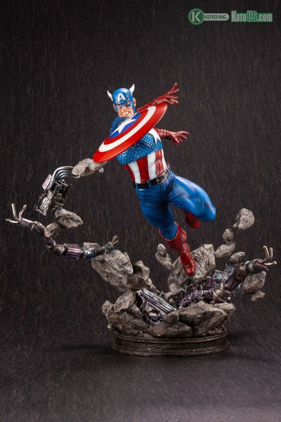 CAPTAIN AMERICA AVENGERS FINE ART STATUE BY KOTOBUKIYA