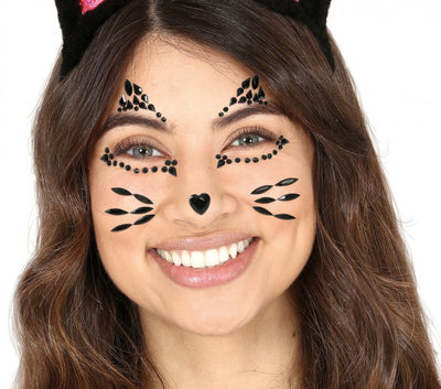 FACE GEMS ADHESIVE CAT  (15808)