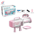 60 Holes bazooka Bubble Gun - Pink -