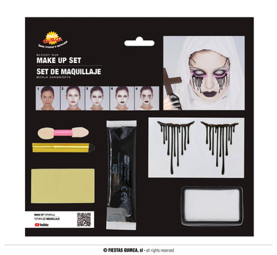 BLOODY NUN MAKEUP SET (15871)