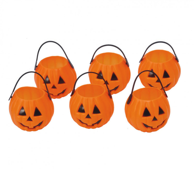 BAG: 6 PUMPKINS,        7 CM (16692)