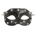 BLACK MASK WITH SILVER POINTS (12015)