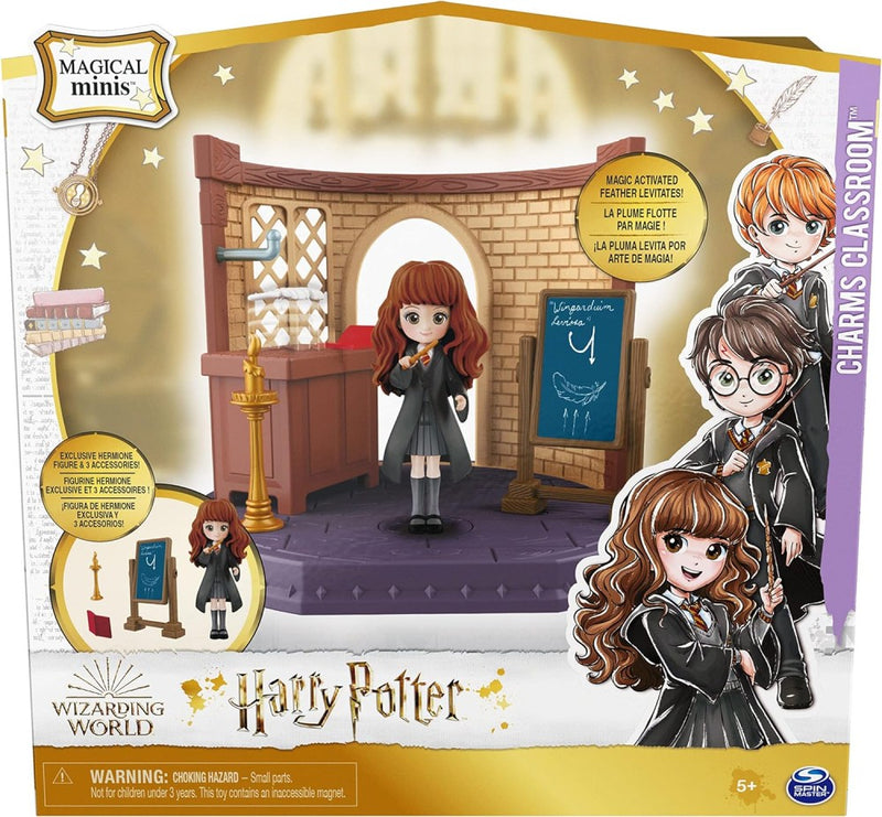 Wizarding World - Magical Minis - Charms Classroom With Exclusive Hermione Granger Figure And Accessories