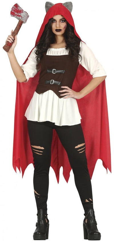 LITTLE WOLF RED RIDING HOOD, ADULT, 38 - 40  (79526)