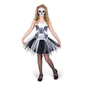 Mad Costumes Skull Face Tutu Dress Kids Halloween Costume