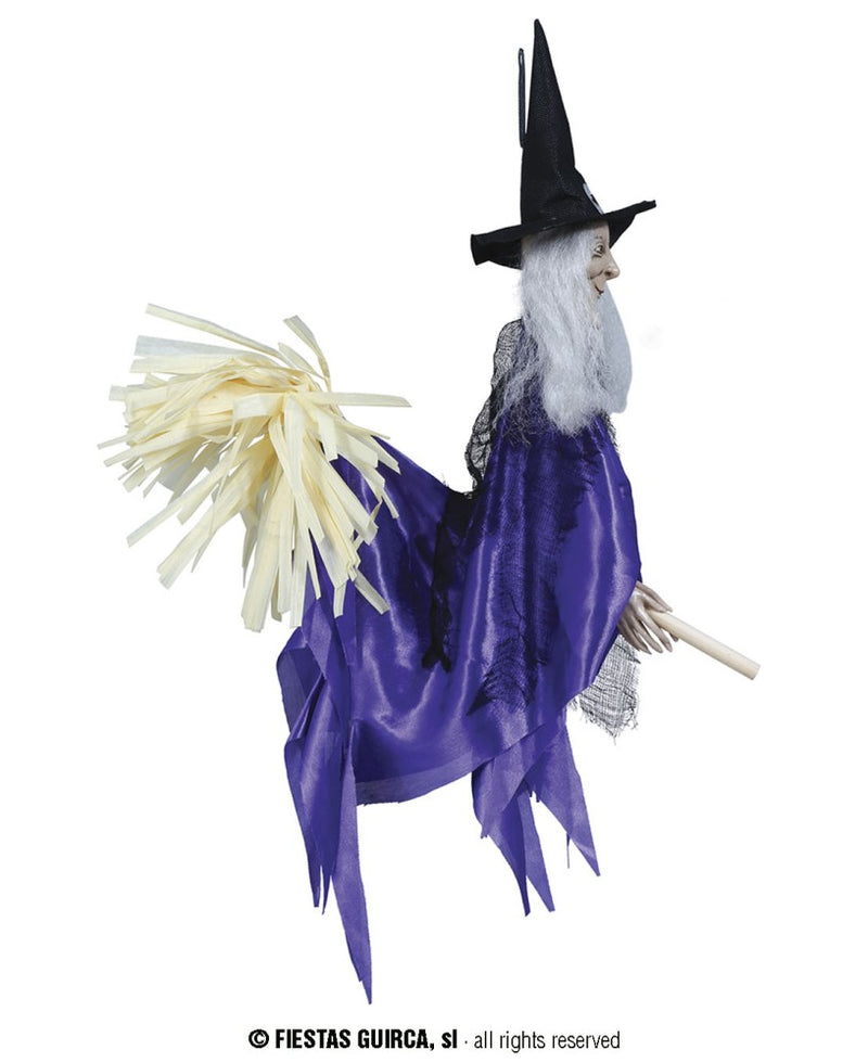 WITCH WITH BROOM 60 CMS. (24414)