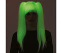 BLOND FLUORESCENT WIG WITH BRAIDS IN BC (4512)