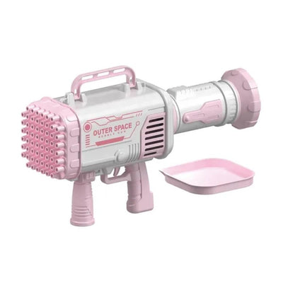60 Holes bazooka Bubble Gun - Pink -