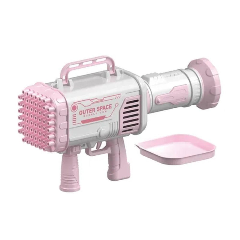 60 Holes bazooka Bubble Gun - Pink -