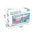 60 Holes bazooka Bubble Gun - Pink -