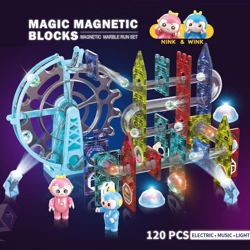 Magnetic Building Blocks (120 Pcs)