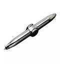 Metal Rotating Pen Spinning Fidget Anti Stress Pen with LED Light (1Pcs)