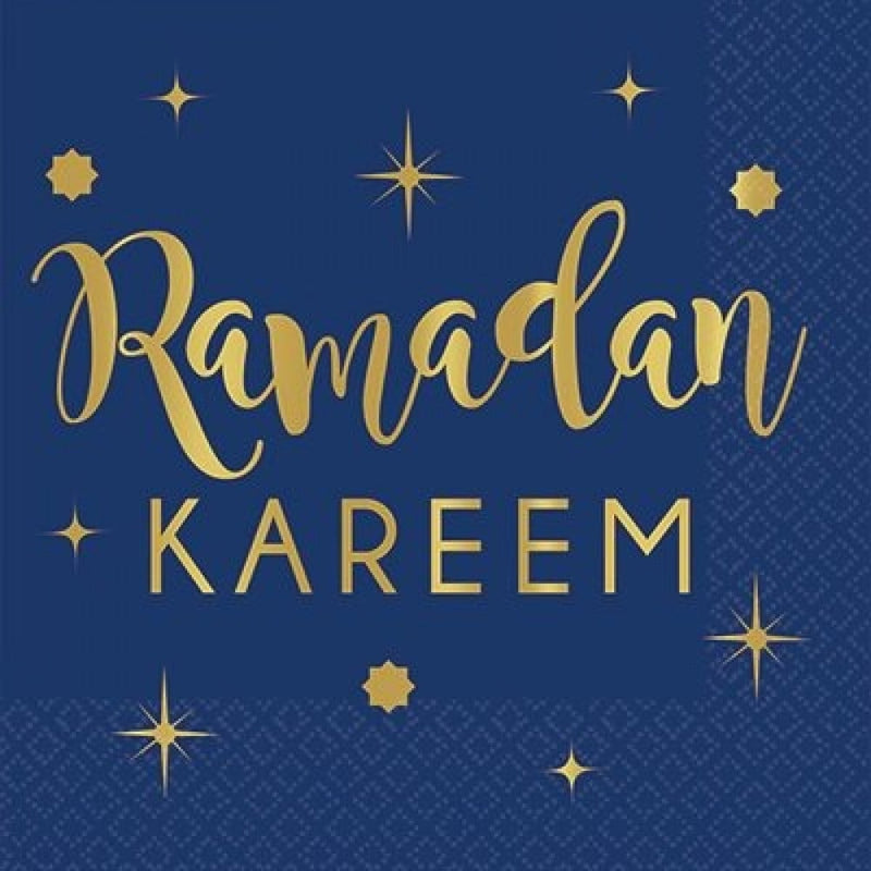 مناديل مشروبات رمضان كريم 16 قطعة