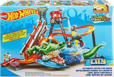 Hot Wheels Ultimate Gator Car Wash Playset
