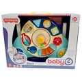 Interactive Baby Panel Toy Music Animal Blue