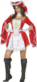 ADULT MUSKETEER LADY SIZE S 36-38 (84902)