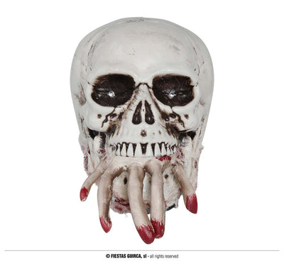 SKULL WITH LIGHT, SOUND AND MOV. 24 CM (24058)