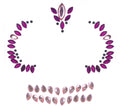 LILAC SKULL FACE GEMS ADHESIVE (15806)