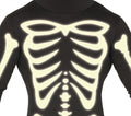 ADULT (FLUORESCENT  BLACK SKELETON 52-54 L (79340)