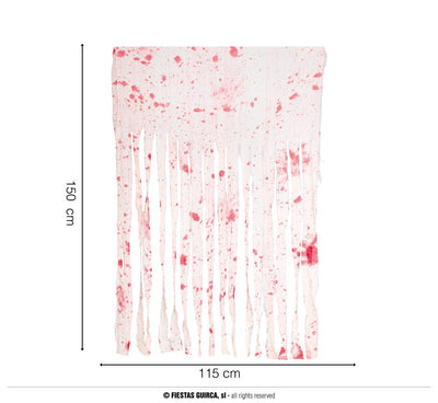 BLOODY CURTAIN 115X150 CMS (26456)